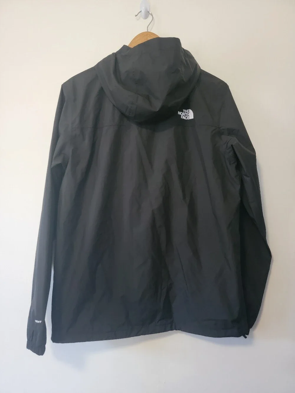 The North Face Black Waterproof Hooded Rain Jacket